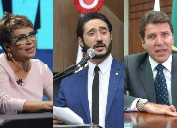 Marília Campos (PT), Gabriel Azevedo (MDB) e Jarbas Soares Júnior (PSB) se unem em agenda coletiva no Norte de Minas
 -  (crédito: Alexandre Guzanshe/EM/D.A Press - Gladyston Rodrigues /EM/D.A Press - Beto Magalhães/EM/D.A. Press)