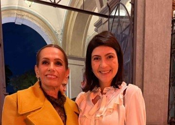 C&eacute;lia Pinto Coelho e a nora Mariana -  (crédito: Isabela Teixeira da Costa/em/d. a press)