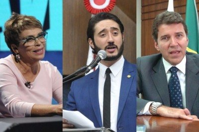 Marília Campos (PT), Gabriel Azevedo (MDB) e Jarbas Soares Júnior (PSB) se unem em agenda coletiva no Norte de Minas
 -  (crédito: Alexandre Guzanshe/EM/D.A Press - Gladyston Rodrigues /EM/D.A Press - Beto Magalhães/EM/D.A. Press)