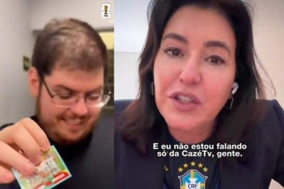 Ex-ministra crítica excesso de publicidade de apostas durante transmissões da Copa do Mundo -  (crédito: Montagem/Reprodução Redes Sociais)