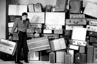 Jerry Lewis interpretou o próprio Jerry Lewis e o mensageiro Sidney no filme 'O mensageiro trapalhão', que abre a mostra neste sábado -  (crédito: Paramount /Divulgação)
