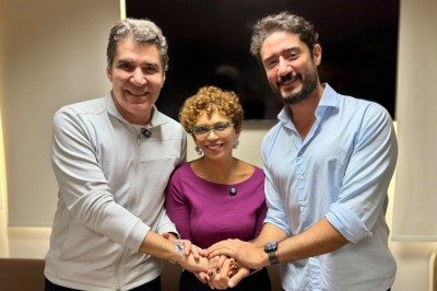 Ao lado de Jarbas Soares e Gabriel Azevedo, Marília Campos prega frente ampla
     -  (crédito: Luiz Ribeiro/EM/D.A Press)