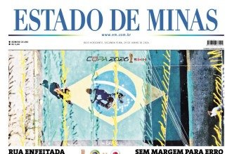 Confira a capa do Estado de Minas do dia 29/06/2026