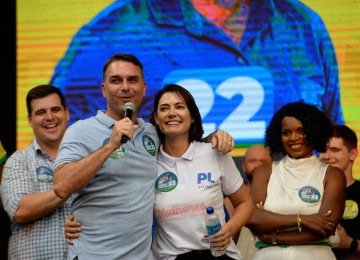 Ex-primeira-dama quer ocupar o lugar de Flávio Bolsonaro na disputa presidencial -  (crédito: Tulio Santos/EM/D.A.Press – 5/9/24)