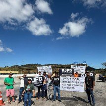 Mudança de retorno na BR-381 faz moradores protestarem contra pedágio em MG - Arquivo Pessoal