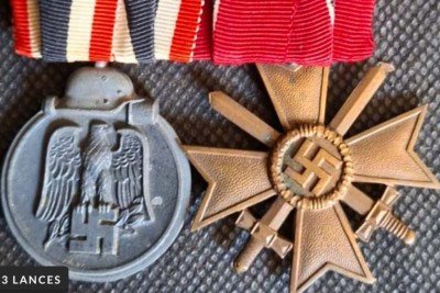 Itens nazistas vendidos em leilões -  (crédito: Reprodução/LeilõesBr)