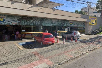 Estabelecimento não teve funcionamento afetado e segue operando normalmente -  (crédito: Reprodução/Google StreetView)