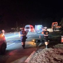 Motociclista morre ao tentar evitar batida com ciclista na BR-381, em Minas - Corpo de Bombeiros