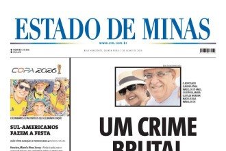 CONFIRA A CAPA DO ESTADO DE MINAS DO DIA 02/07/2026