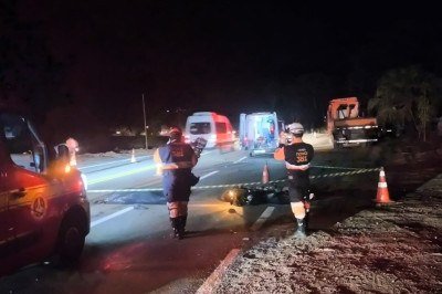 Acidente aconteceu em Chácara Velha, distrito do município de São Gonçalo do Rio Abaixo  -  (crédito: Corpo de Bombeiros)