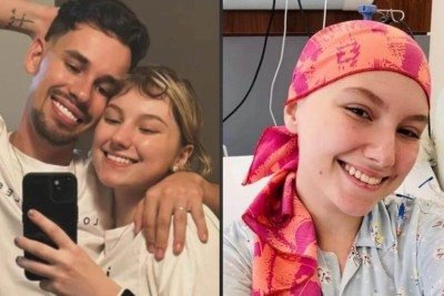 Noiva do viúvo de Isabel Veloso quebra o silêncio sobre ataques na internet -  (crédito: Tupi)