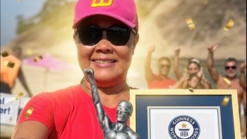 Aos 56, nadadora brasileira entra para o Guinness em travessia histórica - @lspa