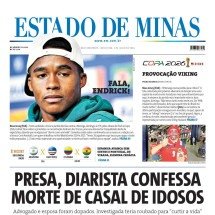 CONFIRA A CAPA DO ESTADO DE MINAS DO DIA 03/07/2026 - CAPA DO ESTADO DE MINAS