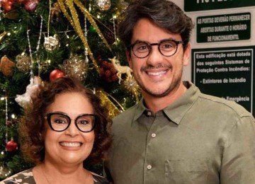 A responsável pela ONG Amor que Cura, Renata Medeiros, e Pedro Gazzinelli, da Confeitaria Avellan -  (crédito: Arquivo pessoal)
