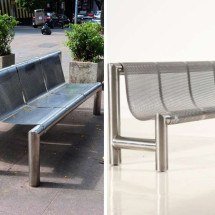 Cópia ou coincidência? Designer de BH aponta semelhança entre bancos - Porfirio Valladares / redes sociais / Mario Botta / leilãodesign.com.br