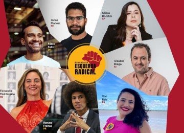 Grupo conta com políticos consagrados e nomes em ascensão na esquerda -  (crédito: Reprodução)