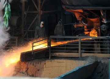 Produção de ferro-gusa em Minas Gerais é da ordem de 420 mil toneladas por mês, respondendo por 70% do volume no Brasil -  (crédito: Juarez Rodrigues/EM/D.A Press – 18/3/21)