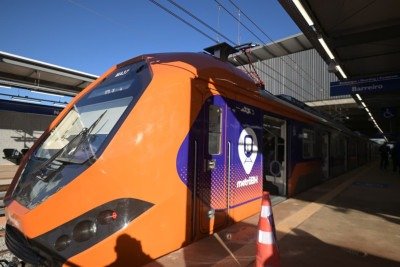 Imagens do novo metrô  -  (crédito: Leandro Couri/Em/D.A Press)