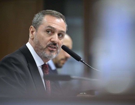 Siretor da PF, Andrei Passos Rodrigues
     -  (crédito: Andressa Anholete/Ag&ecirc;ncia Senado)