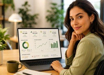A gestão das organizações, antes dependente de relatórios e reuniões, agora cabe em uma tela -  (crédito: Imagem dashboard)
