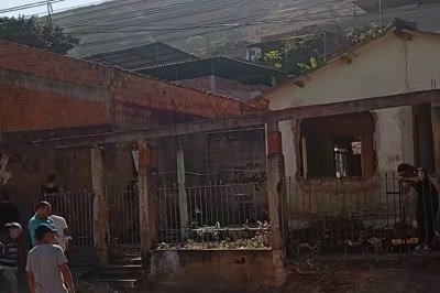 O corpo apresentava sinais aparentes de violência. -  (crédito: Reprodução/Redes Sociais)