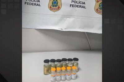 PF prende mulher com anabolizantes e remédios para emagrecer no Galeão -  (crédito: Tupi)