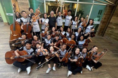 A Orquestra Jovem das Gerais embarca hoje para o giro, que terá apresentações entre os dias 9 e 26 deste mês -  (crédito: naiara rodrigues/divulgação)