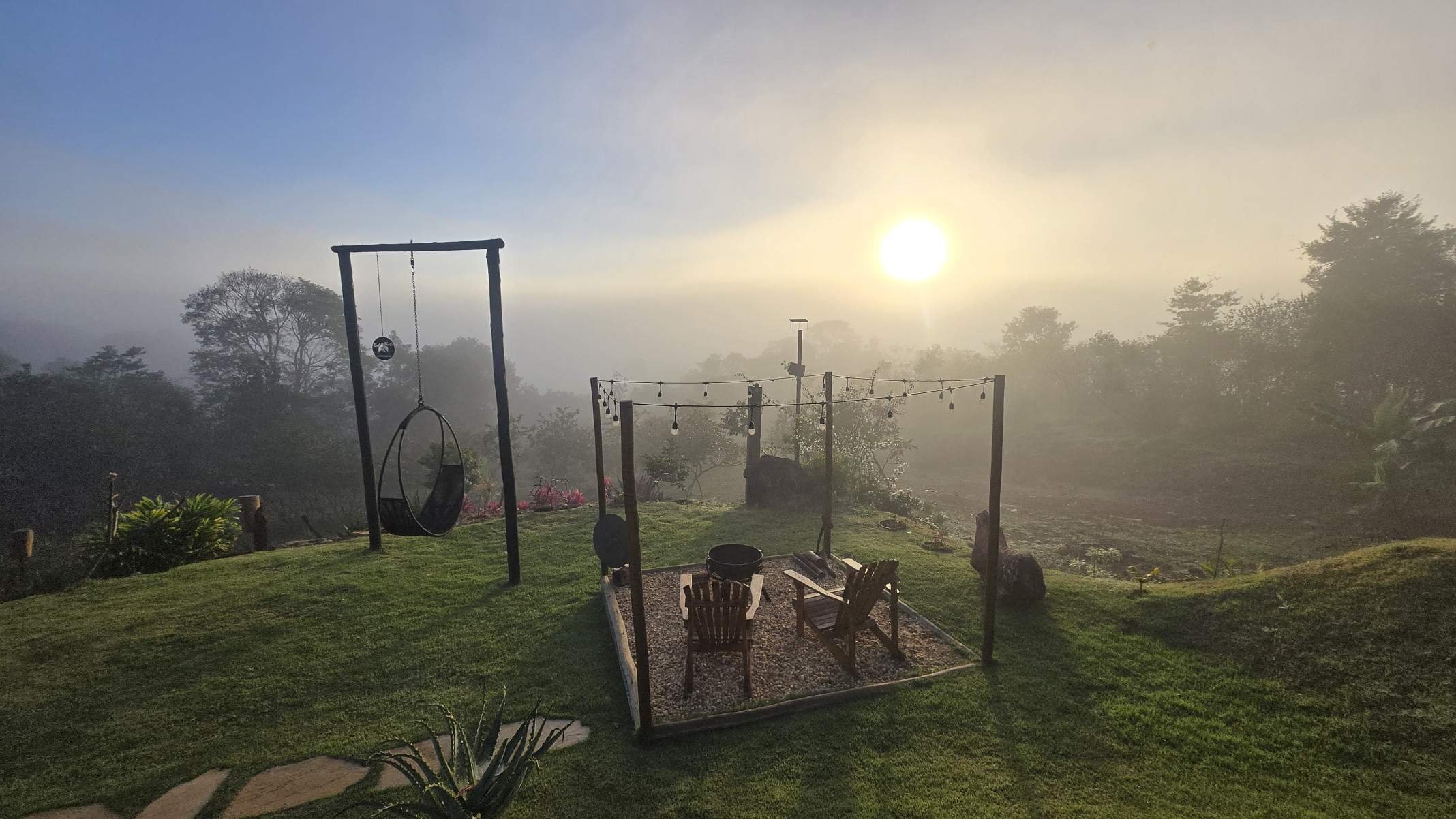 Imagine acordar  e ter esta vis&atilde;o do amanhecer. Na Cabana Sol do Norte cada nascer e p&ocirc;r do sol &eacute; um espet&aacute;culo-Carlos Altman/EM