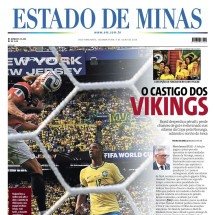 Confira a capa do Estado de Minas do dia 06/07/2026 - capa do Estado de Minas