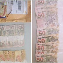 Homem é preso pela PF ao comprar R$ 5 mil em notas falsas pela internet - Polícia Federal/Divulgação
