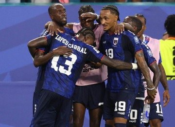 A seleção de Cabo Verde durante a Copa do Mundo de 2026 -  (crédito: Darrian Traynor / GETTY IMAGES NORTH AMERICA / Getty Images via AFP)