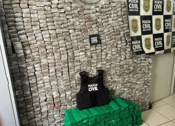 Polícia Civil de Venda Nova apreende 1,5 toneladas de maconha -  (crédito: Reprodução)