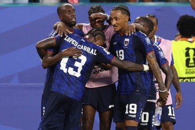 A seleção de Cabo Verde durante a Copa do Mundo de 2026 -  (crédito: Darrian Traynor / GETTY IMAGES NORTH AMERICA / Getty Images via AFP)
