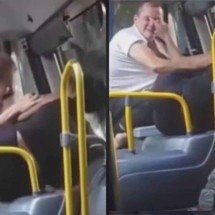 Vídeo: motorista morde passageira durante briga com socos em ônibus no Rio - Tupi