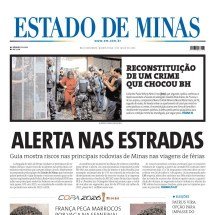 CONFIRA A CAPA DO ESTADO DE MINAS DO DIA 09/07/2026 - CAPA DO ESTADO DE MINAS