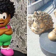 Estátua de Milena, da Turma da Mônica, tem cabeça arrancada em São Paulo - Divulgação Instituto Mauricio de Sousa e GCM