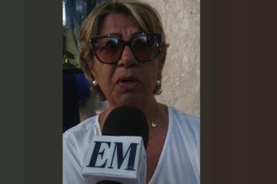 Elizete Araújo é moradora e era vizinha do casal de idosos assassinados pela diarista em BH -  (crédito: Ana Luiza Soares/EM.D.A Press)