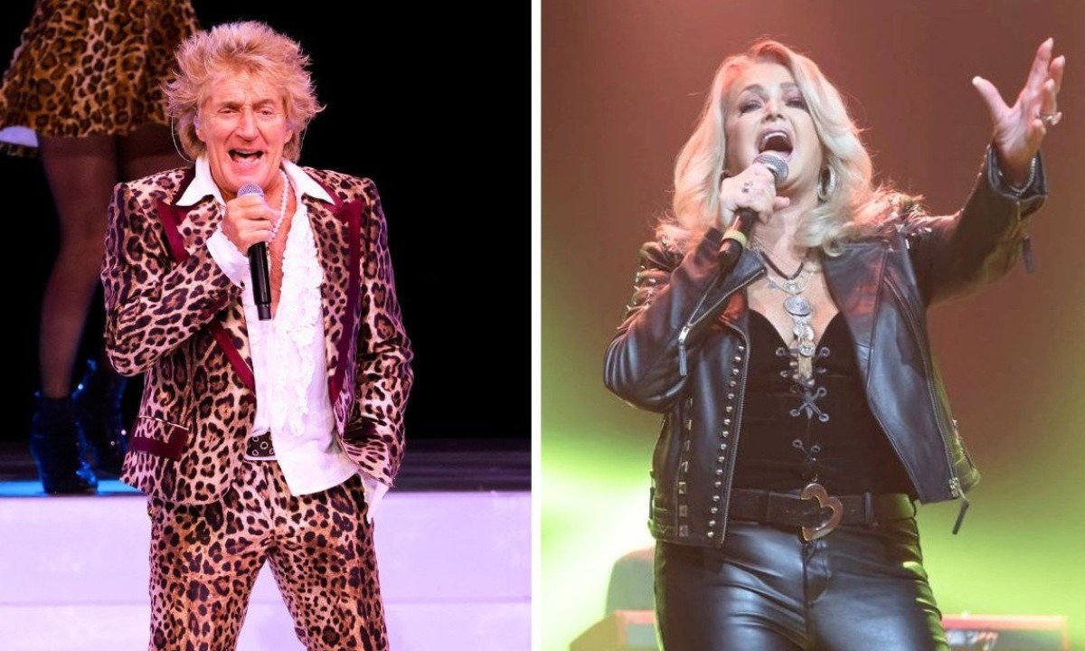 Rod Stewart lamenta morte de Bonnie Tyler: 'Vou sentir sua falta' - AFP / redes sociais