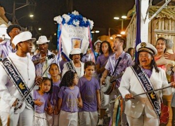 Fundado em 1980, o Terno de Congada Nossa Senhora do Rosário é o mais antigo em atividade em Silvianópolis -  (crédito: Fotos/Amigos do nosso Congado)