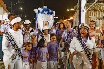 Fundado em 1980, o Terno de Congada Nossa Senhora do Rosário é o mais antigo em atividade em Silvianópolis -  (crédito: Fotos/Amigos do nosso Congado)