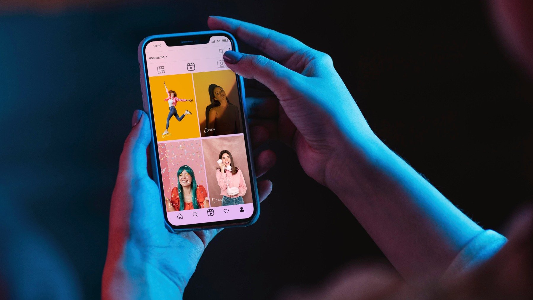A intera&ccedil;&atilde;o em tempo real do usu&aacute;rio com o feed do Instagram &eacute; crucial para a personaliza&ccedil;&atilde;o do algoritmo -  (crédito: Freepik)