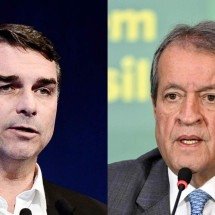 Flávio Bolsonaro reage à investigação contra Valdemar: ‘Perseguição’ - Minervino Júnior/CB/D.A Press e EVARISTO SA / AFP
