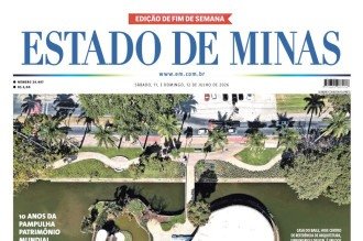 Confira a capa do Estado de Minas do dia 11/07/2026