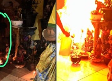 Mulher morre após sofrer queimaduras em 65% do corpo durante cerimônia em terreiro no Rio -  (crédito: Tupi)