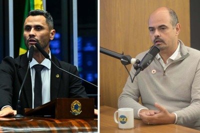 Cleitinho rebateu declaração de Simões nas redes sociais -  (crédito: AFP / Leandro Couri/EM)