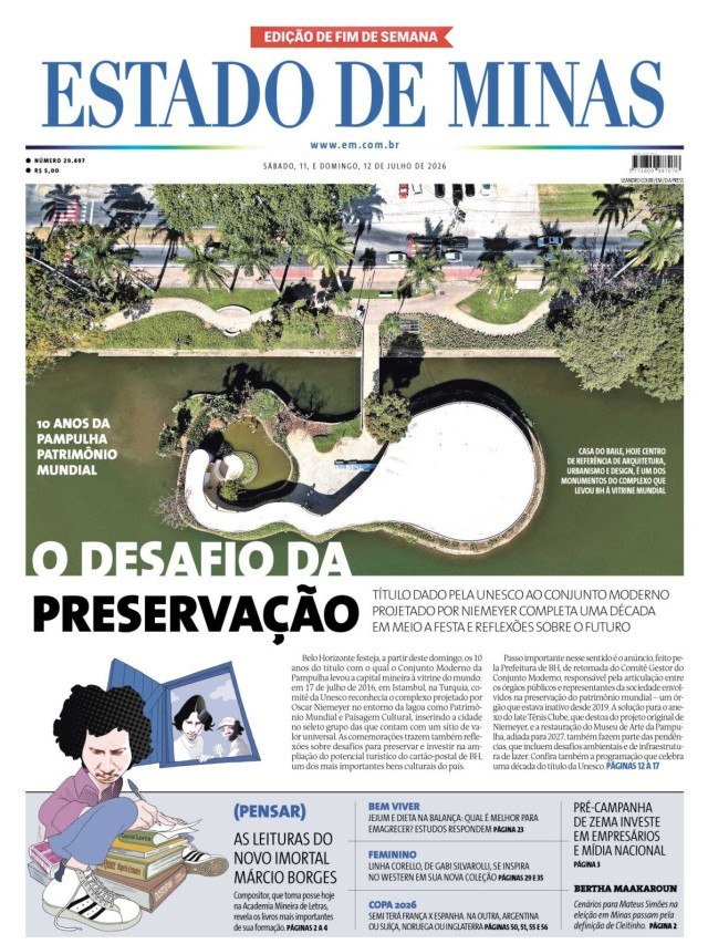 - (crédito: Capa do Estado de Minas)