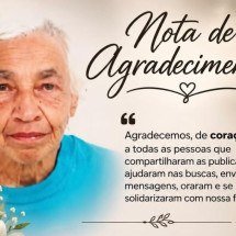 Corpo de idosa desaparecida é encontrado às margens do Rio das Velhas - Redes sociais/Reprodução