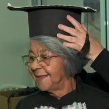 Aos 83 anos, idosa conclui ensino fundamental e sonha fazer faculdade - TV Globo / reprodução