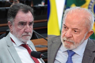Patrus Ananias já discutiu candidatura com instâncias estadual e nacional do PT, mas espera falar com Lula -  (crédito: Bruno Spada / Câmara dos Deputados e Evaristo Sa / AFP)