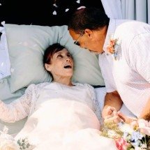 Noiva com câncer terminal se casa em hospital, após 33 anos de romance - EKR Pictures